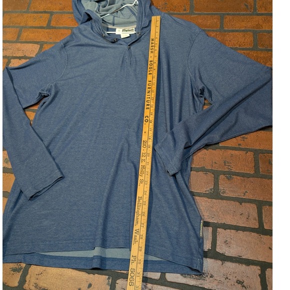 ExOfficio XL Men's Insect Shield Sun Hoodie Pullover Gorpcore Travel Lightweight - Picture 4 of 13